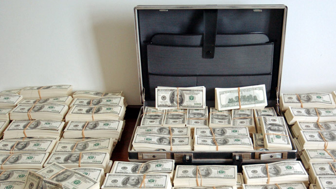 briefcase full of money