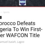 ‘Premature And False’ – VON Apologises For Publishing ‘Morocco Defeats Nigeria’