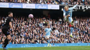 Premier League: Erling Haaland’s Brace Lifts Man City Past Everton, Sunderland Extend Wolves’ Woes